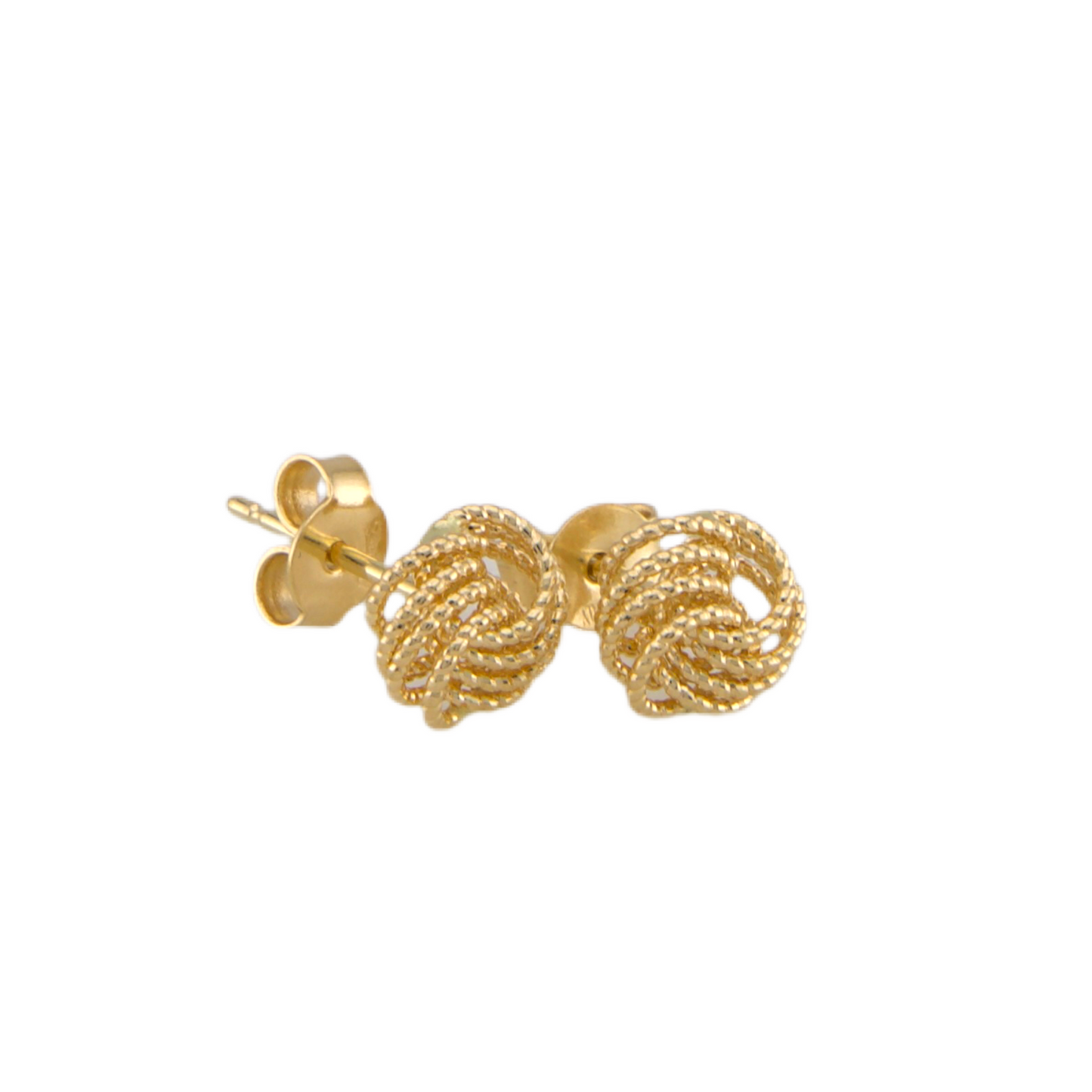Fancy Knot Stud Earrings