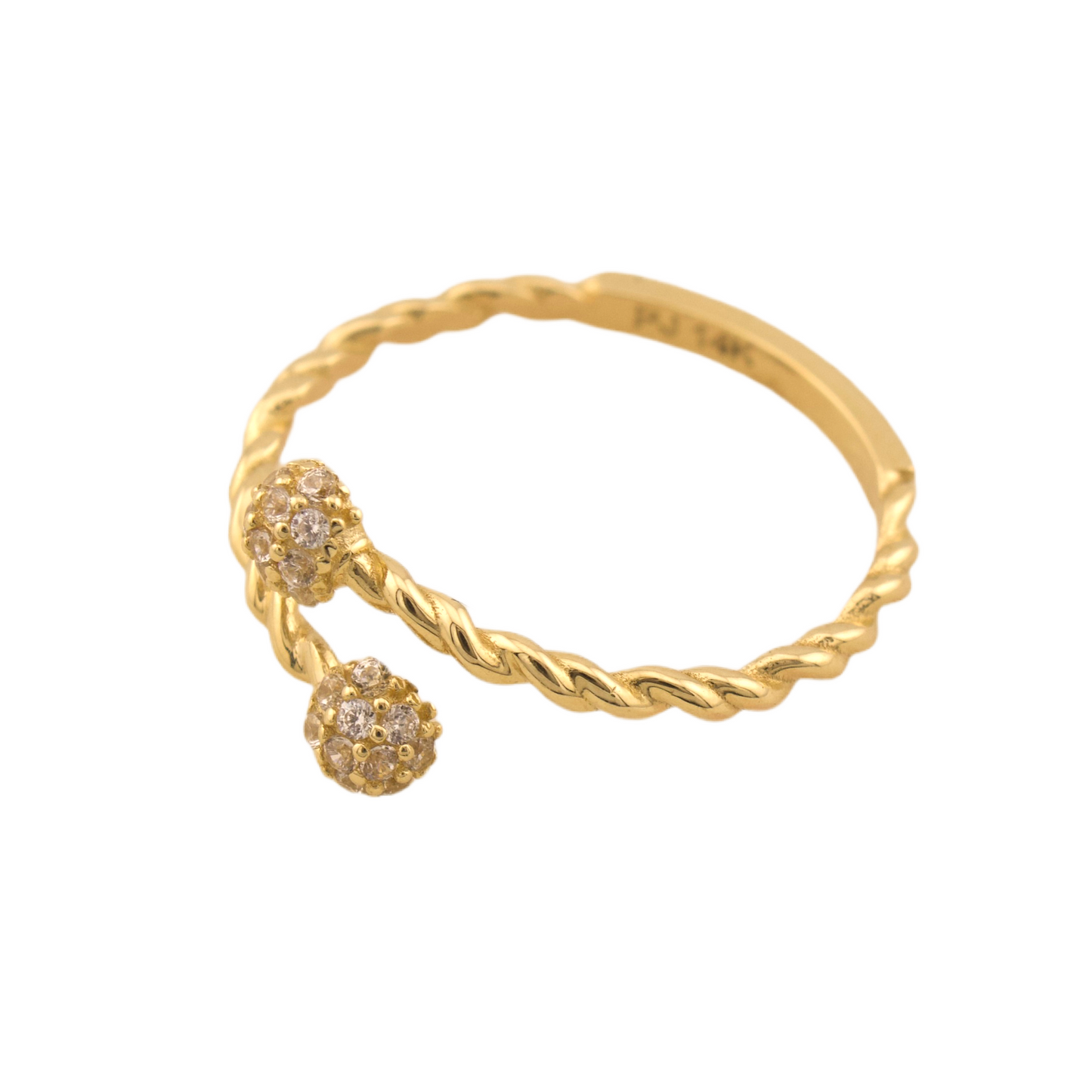 Zirconia Balls Ring