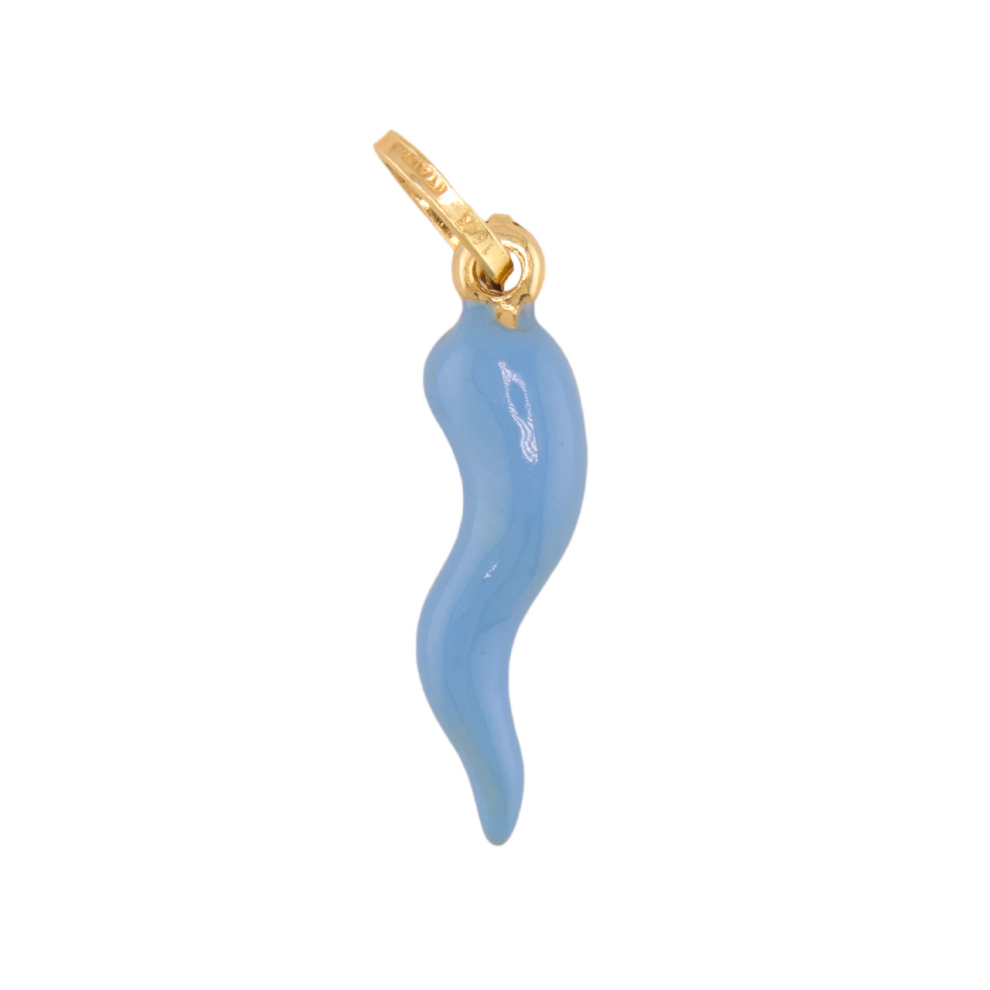Baby Blue Horn Pendant
