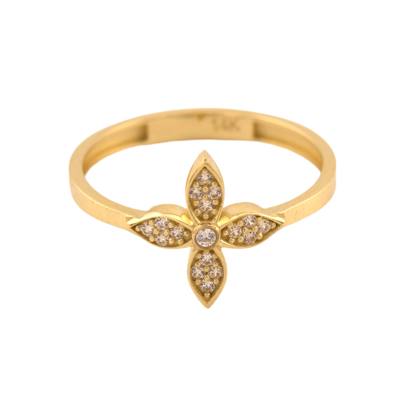 Flower Zirconia Ring
