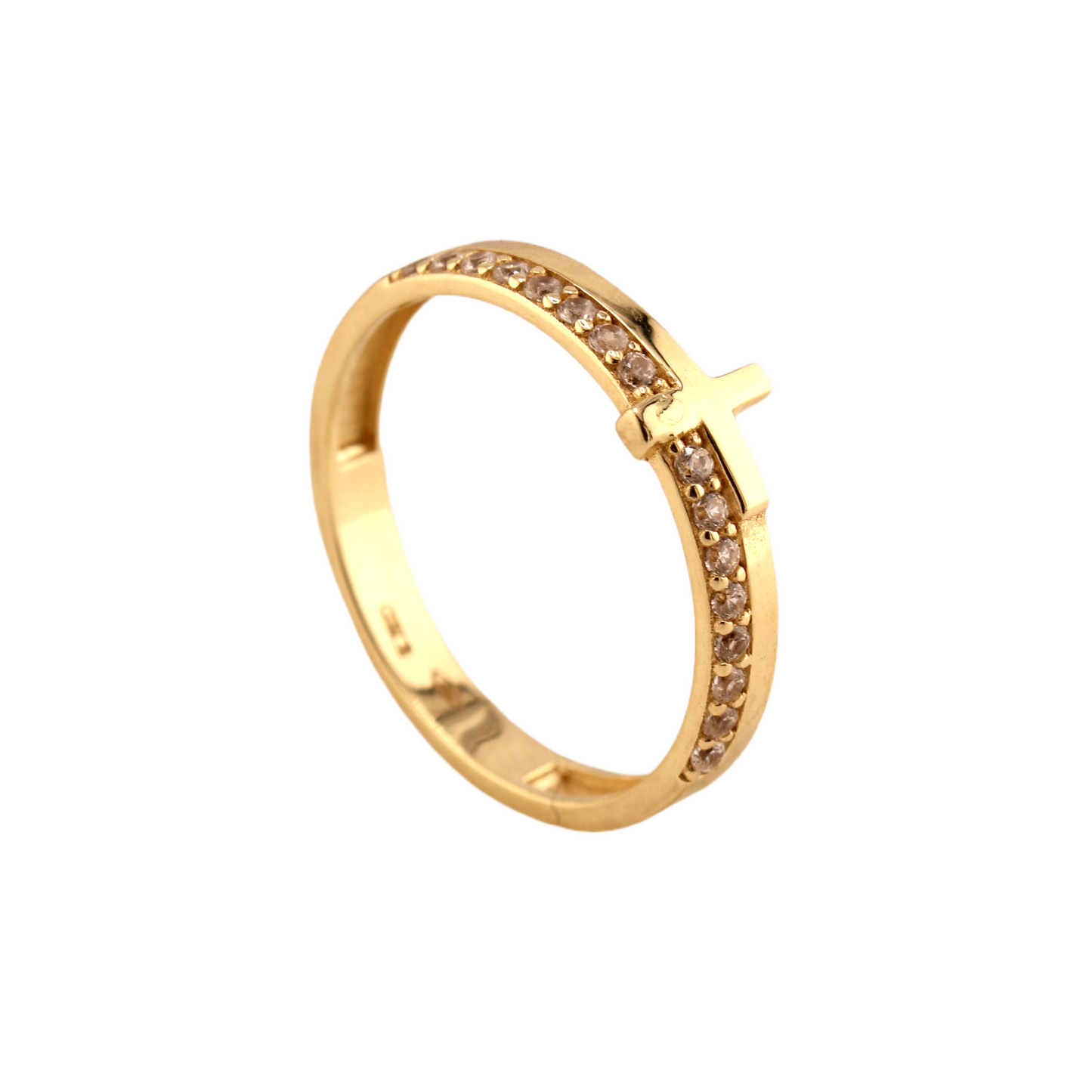Zirconia Cross Ring