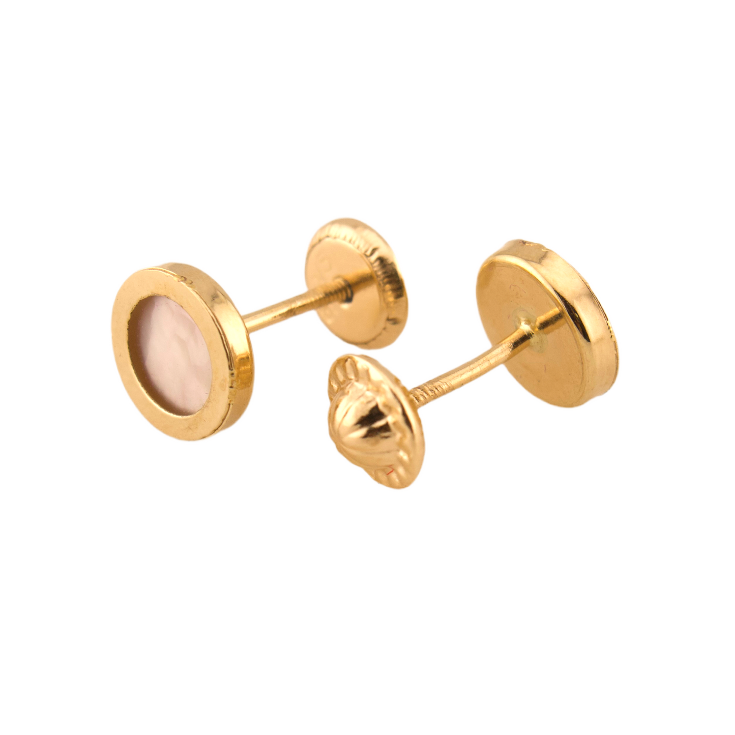White Pearl Stud Earrings