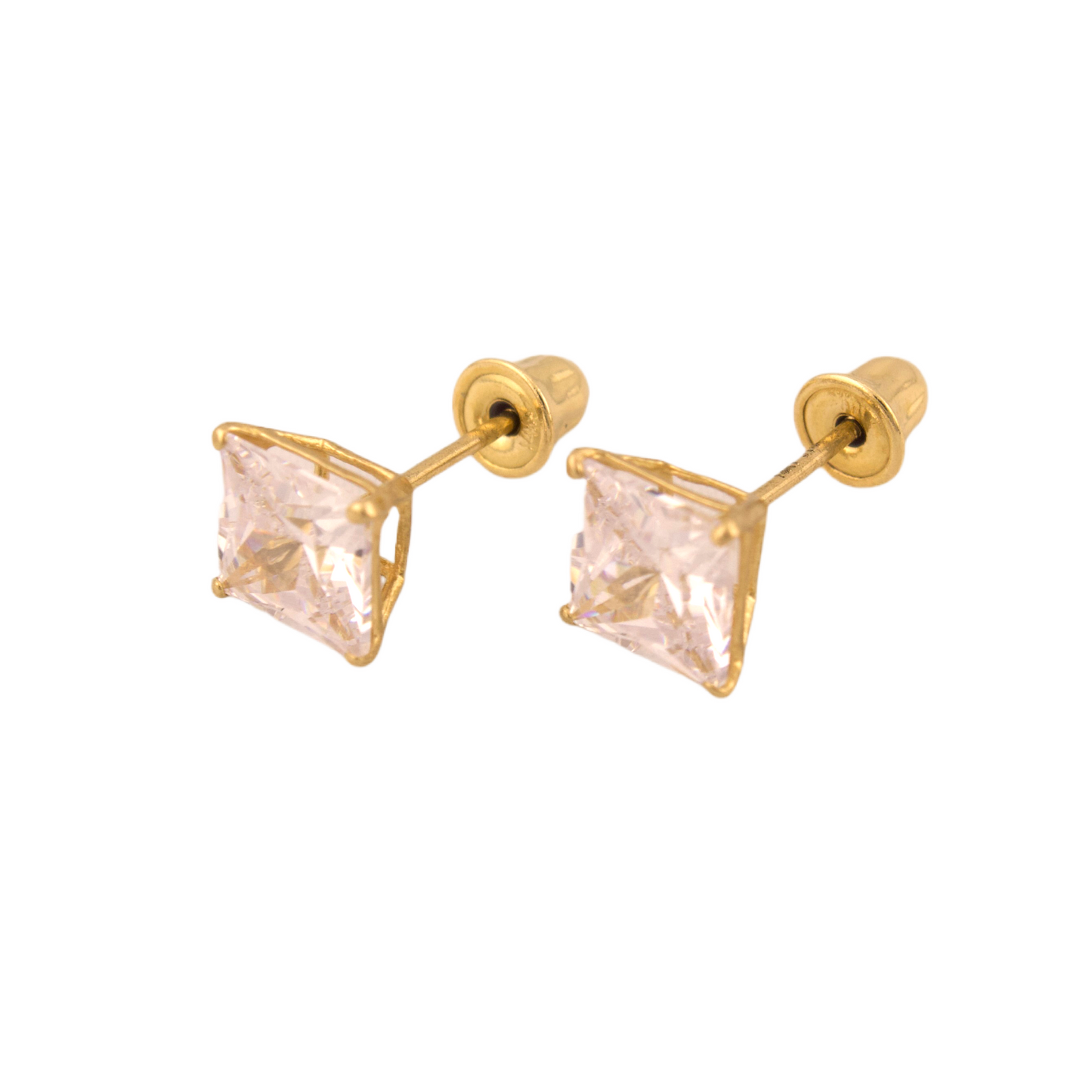Square Stud Earrings