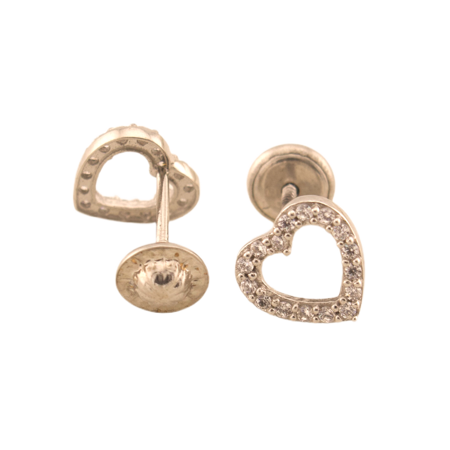 Heart Stud Earrings