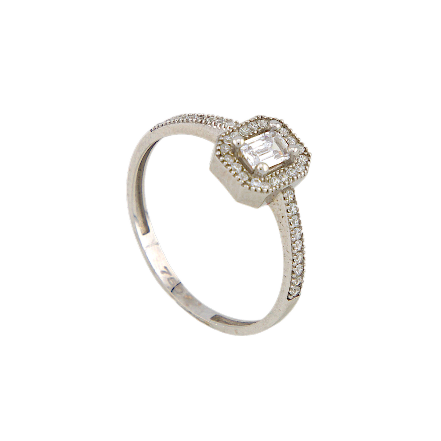 Zirconia Engagement Ring