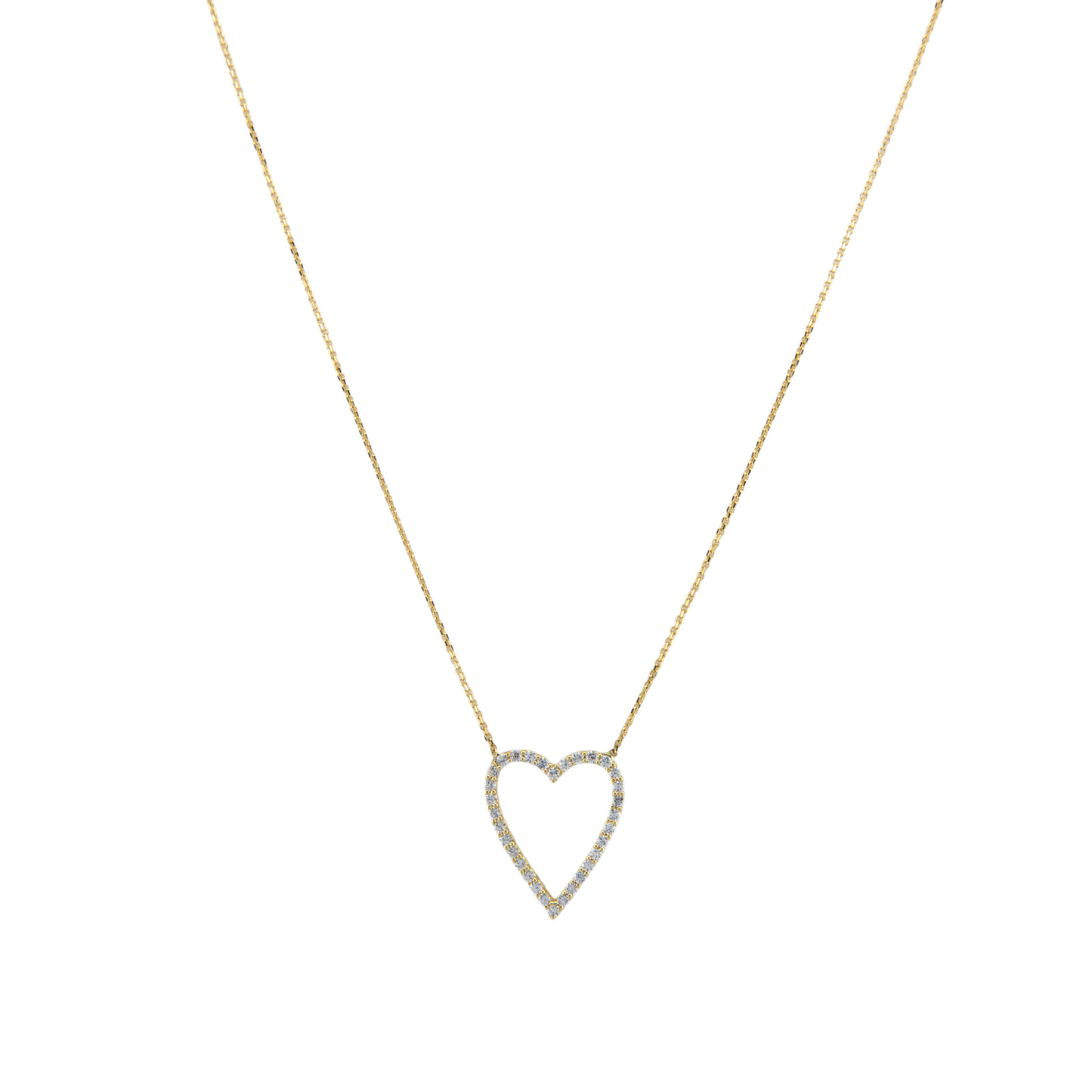 Zirconia Heart Necklace