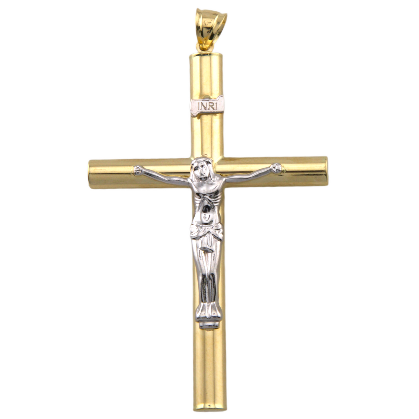 Bicolor Cross Pendant