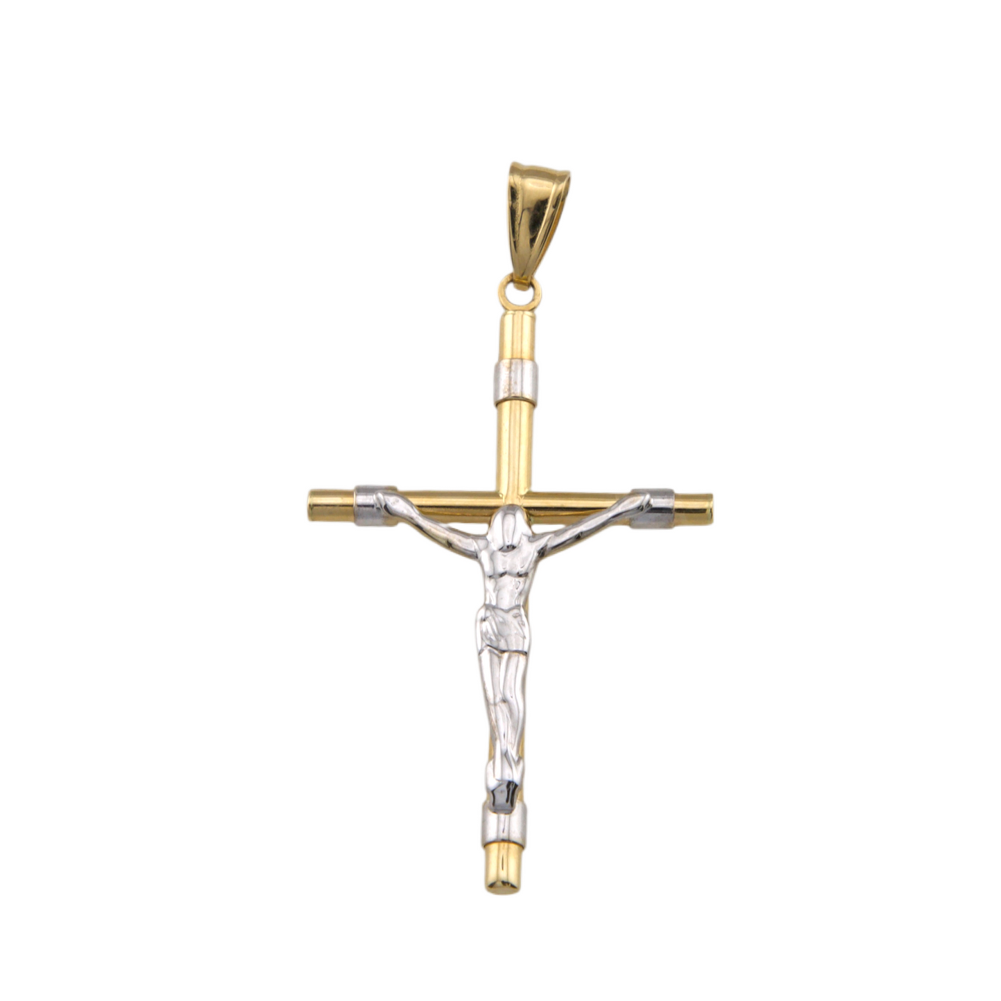 Bicolor Cross Pendant