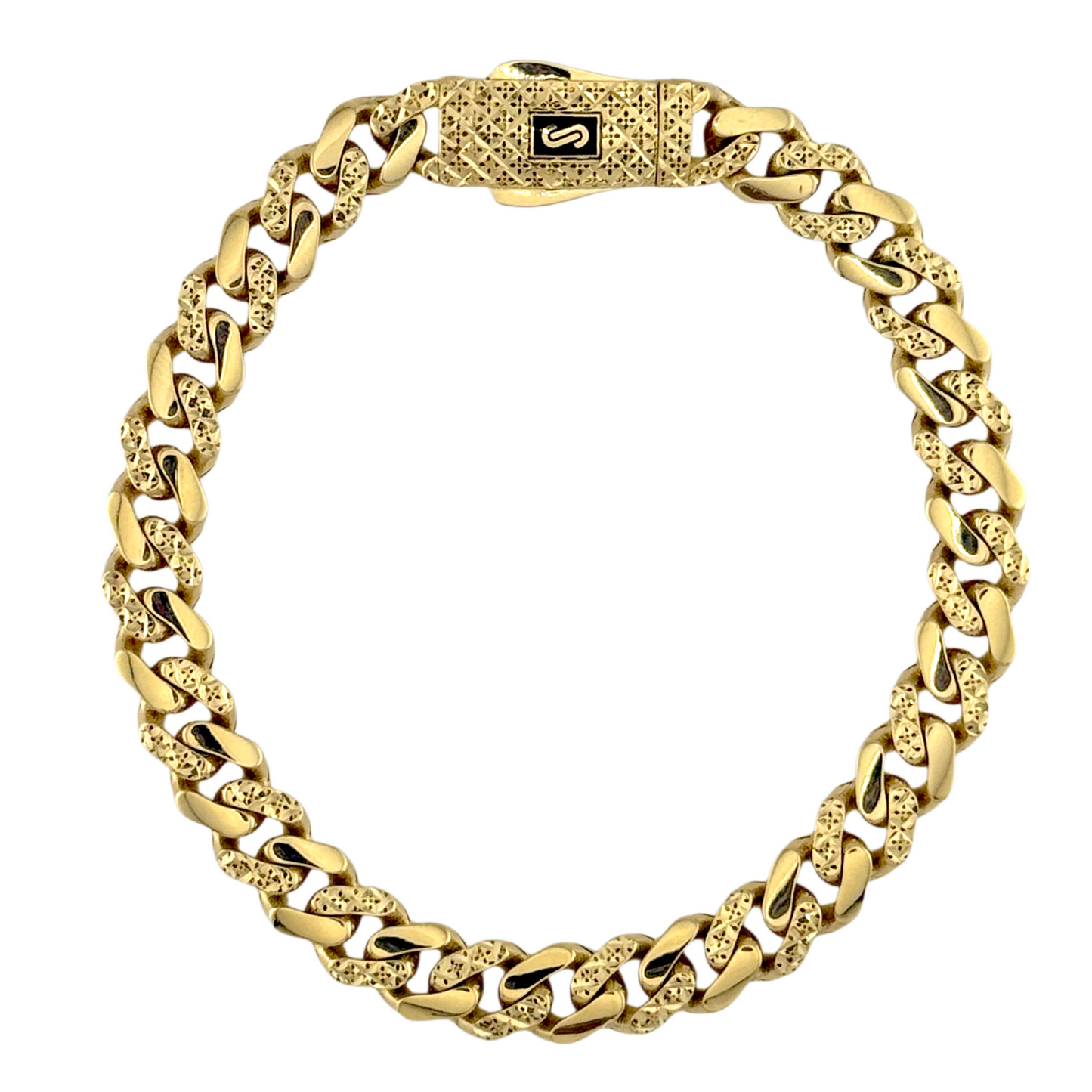 Diamond Cut Monaco Bracelet