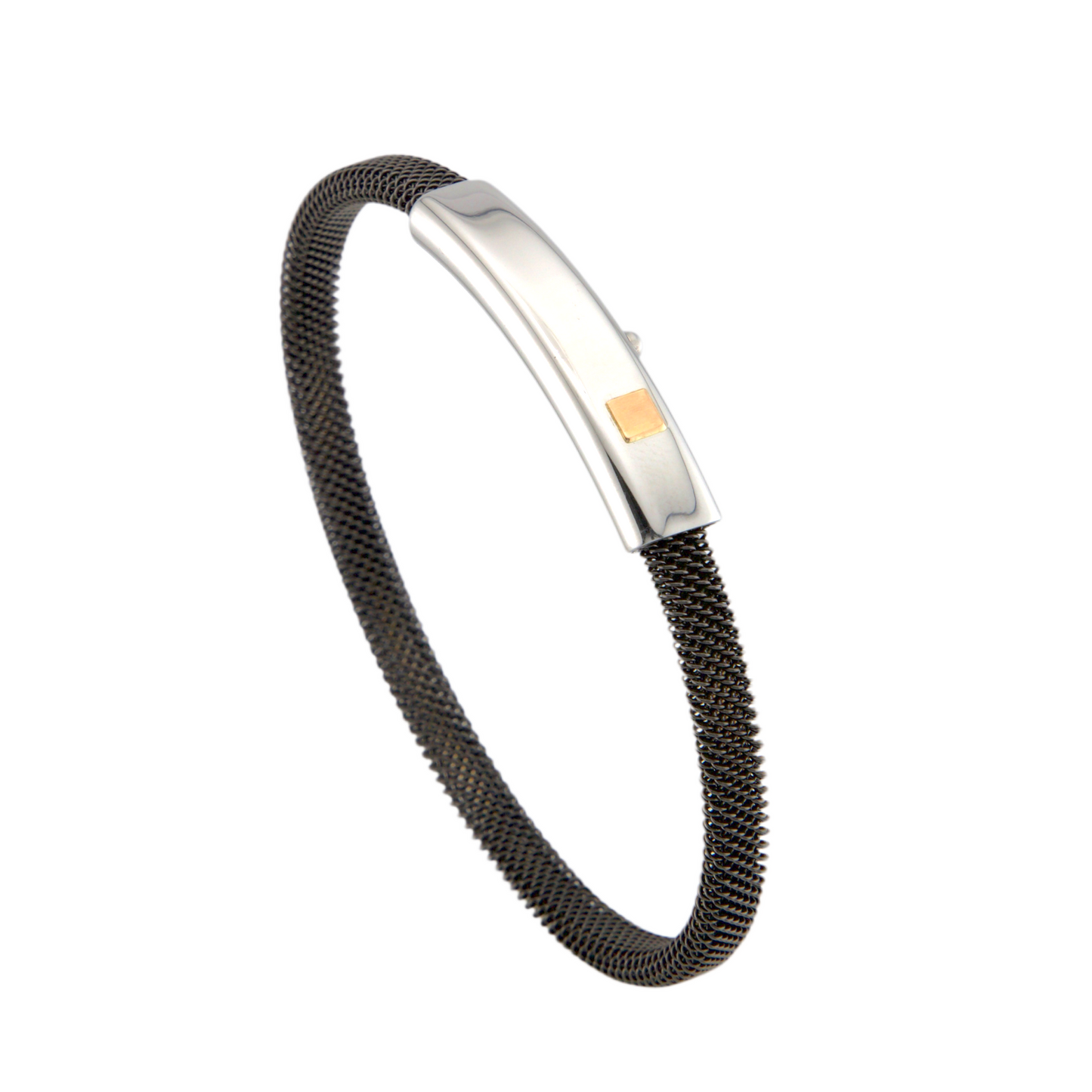 Stainless Steel & Gold Bracelet