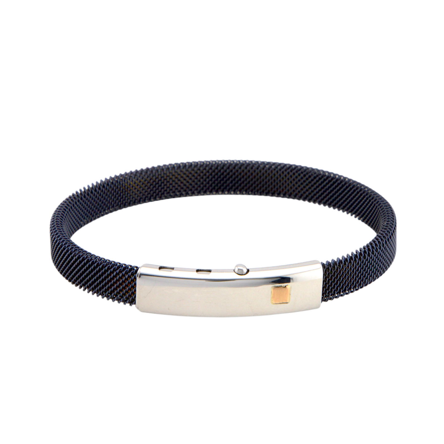 Stainless Steel & Gold Bracelet