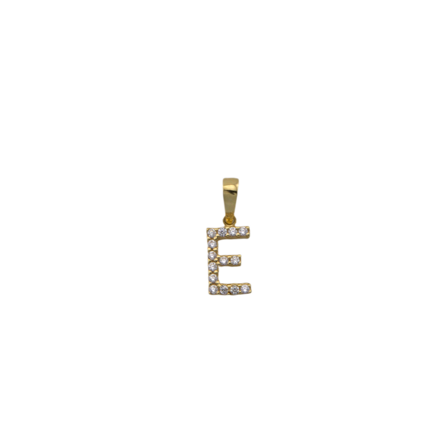 Zirconia Letter Pendant