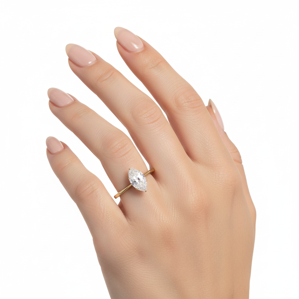 Marquise Cut Diamond Ring