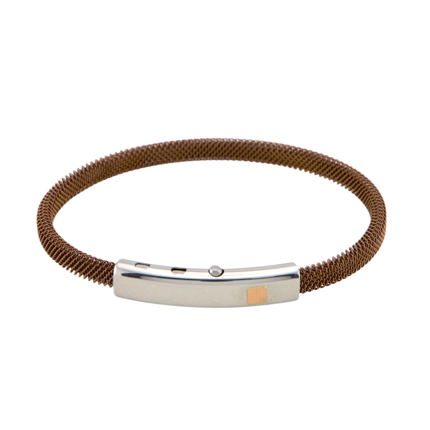 Stainless Steel & Gold Bracelet