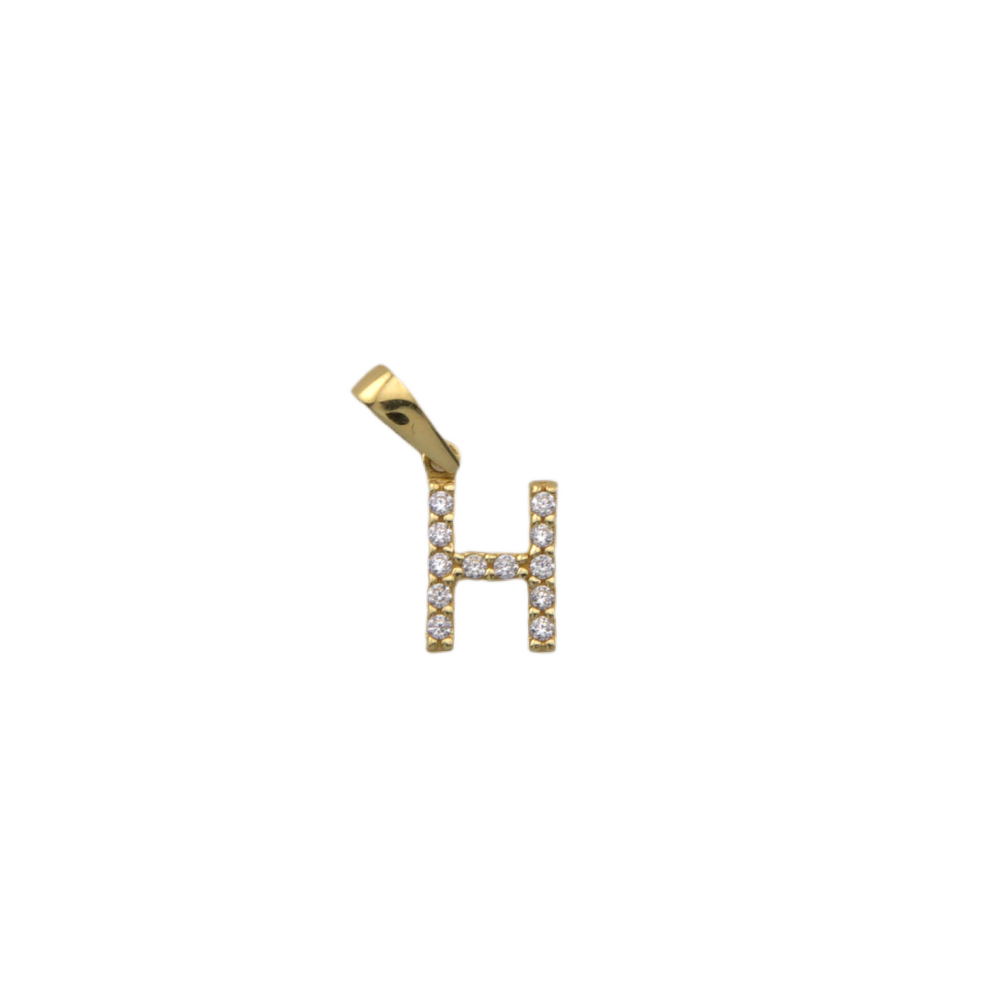 Zirconia Letter Pendant