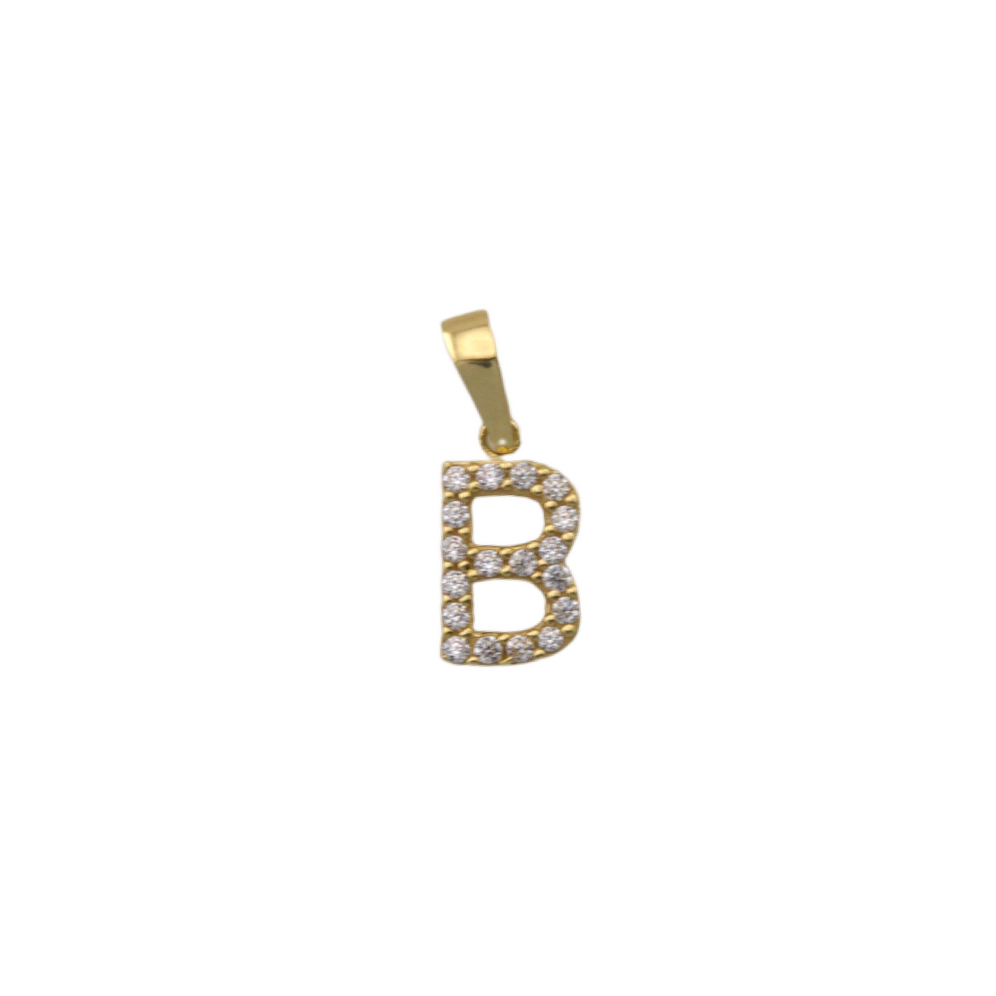 Zirconia Letter Pendant