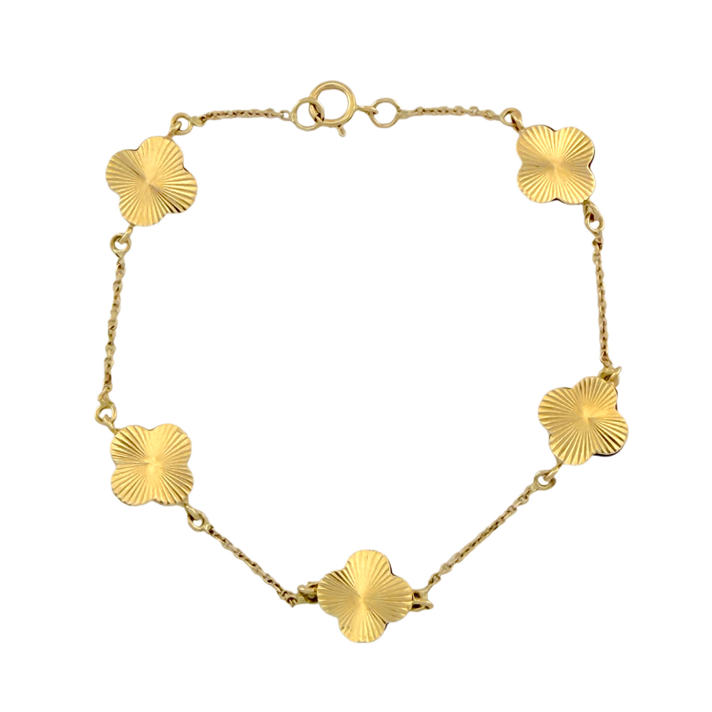 Green & Gold Trevol Bracelet