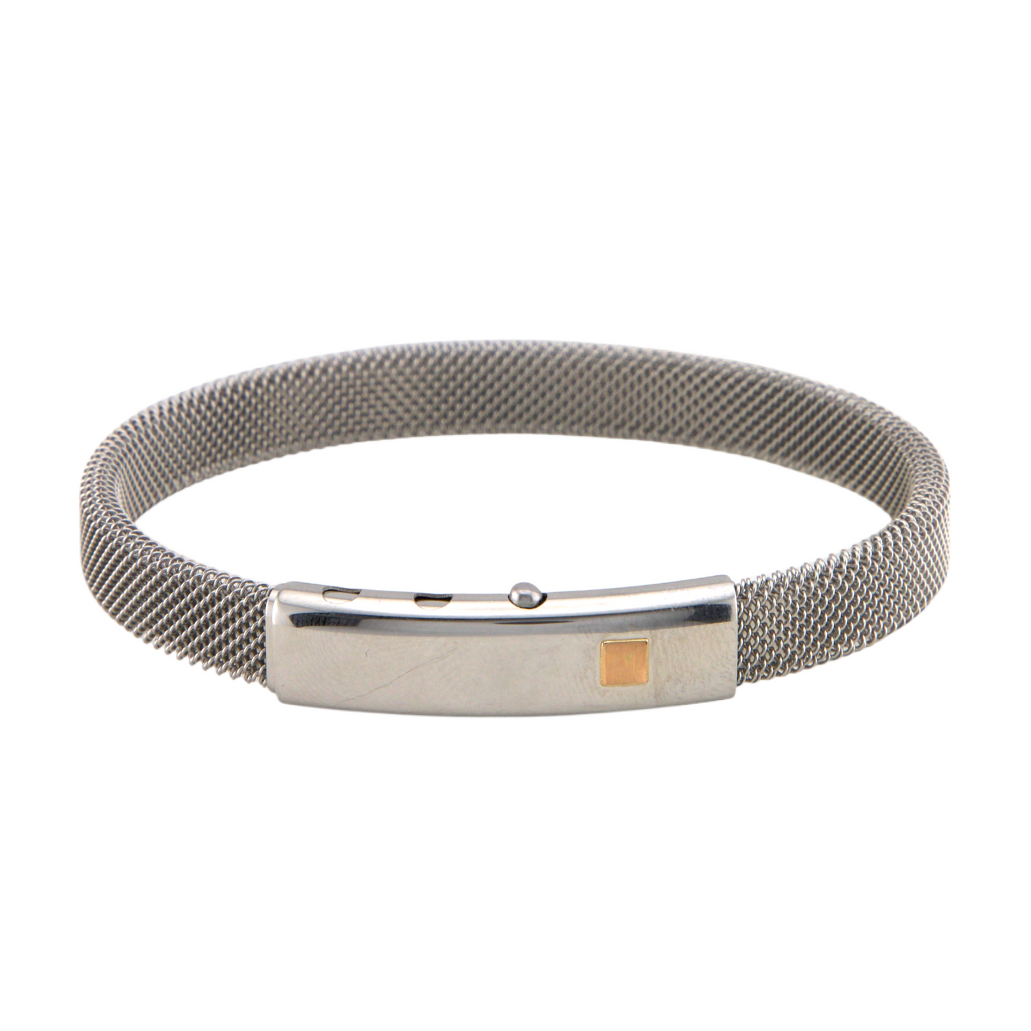 Stainless Steel & Gold Bracelet