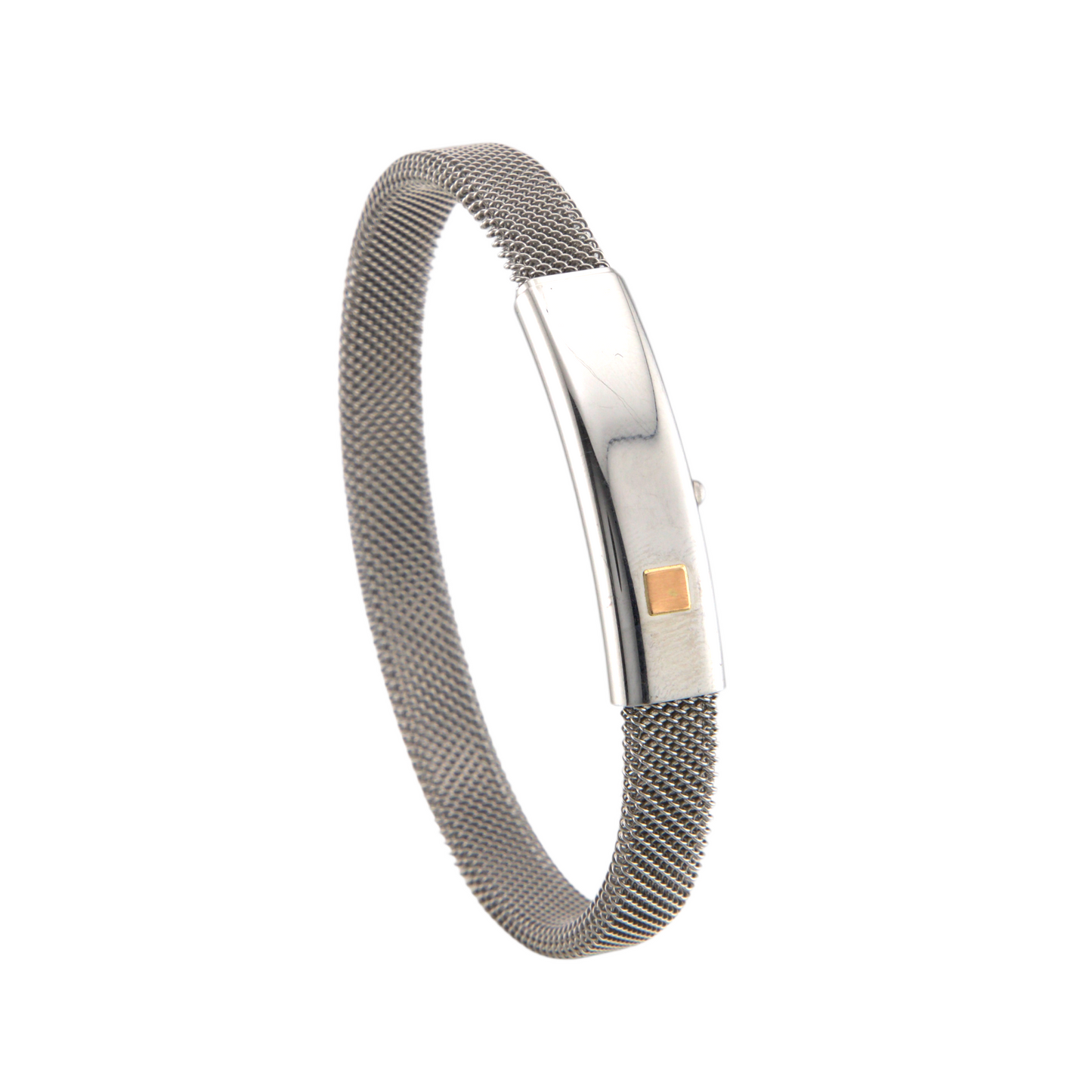 Stainless Steel & Gold Bracelet