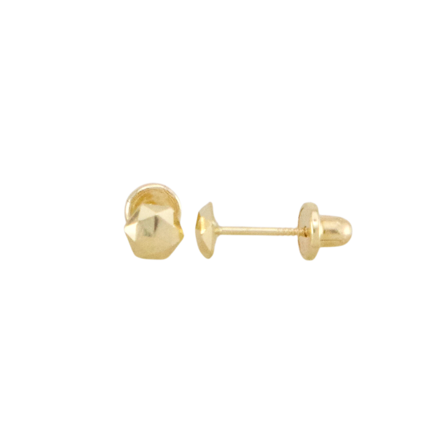 Diamond Cut style Stud Earrings