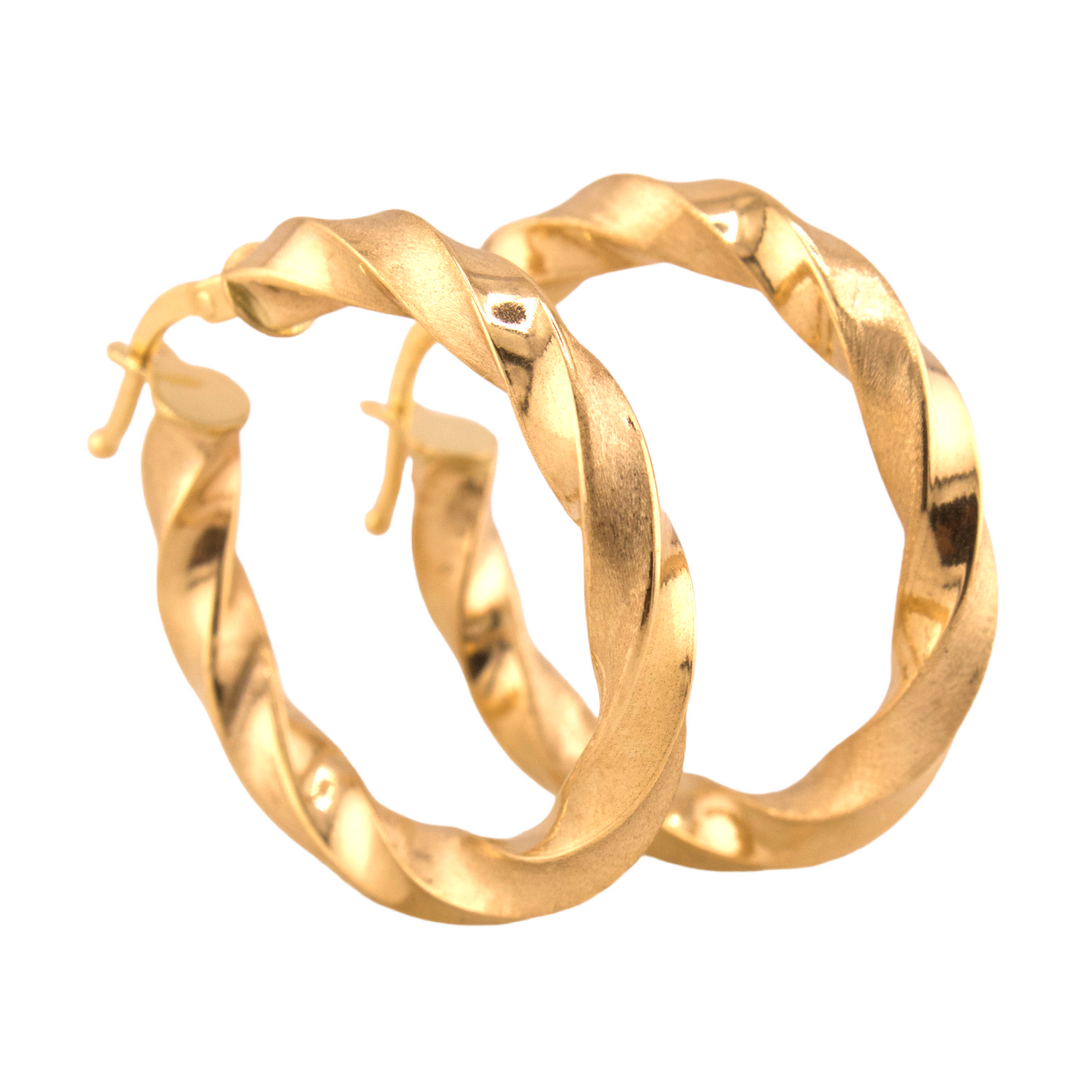 Twisted Hoops Earrings