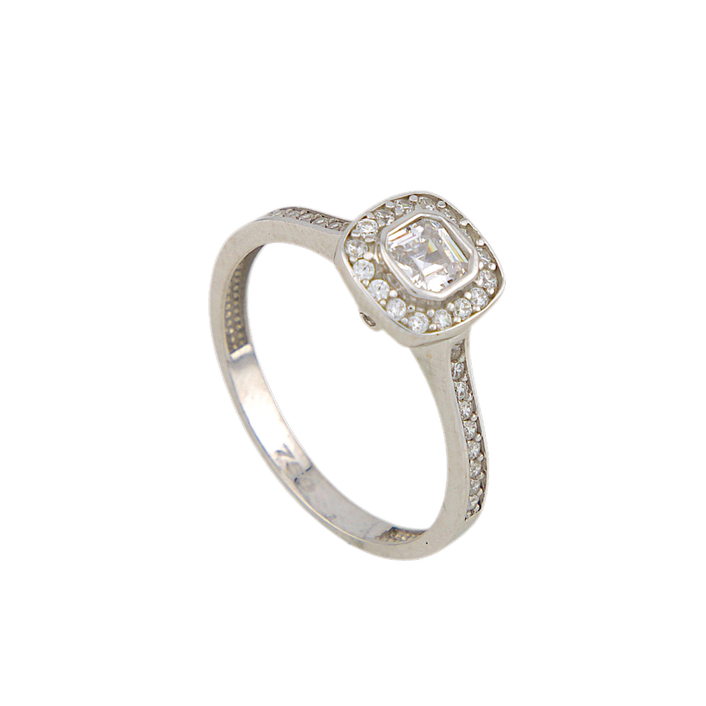 Zirconia Engagement Ring