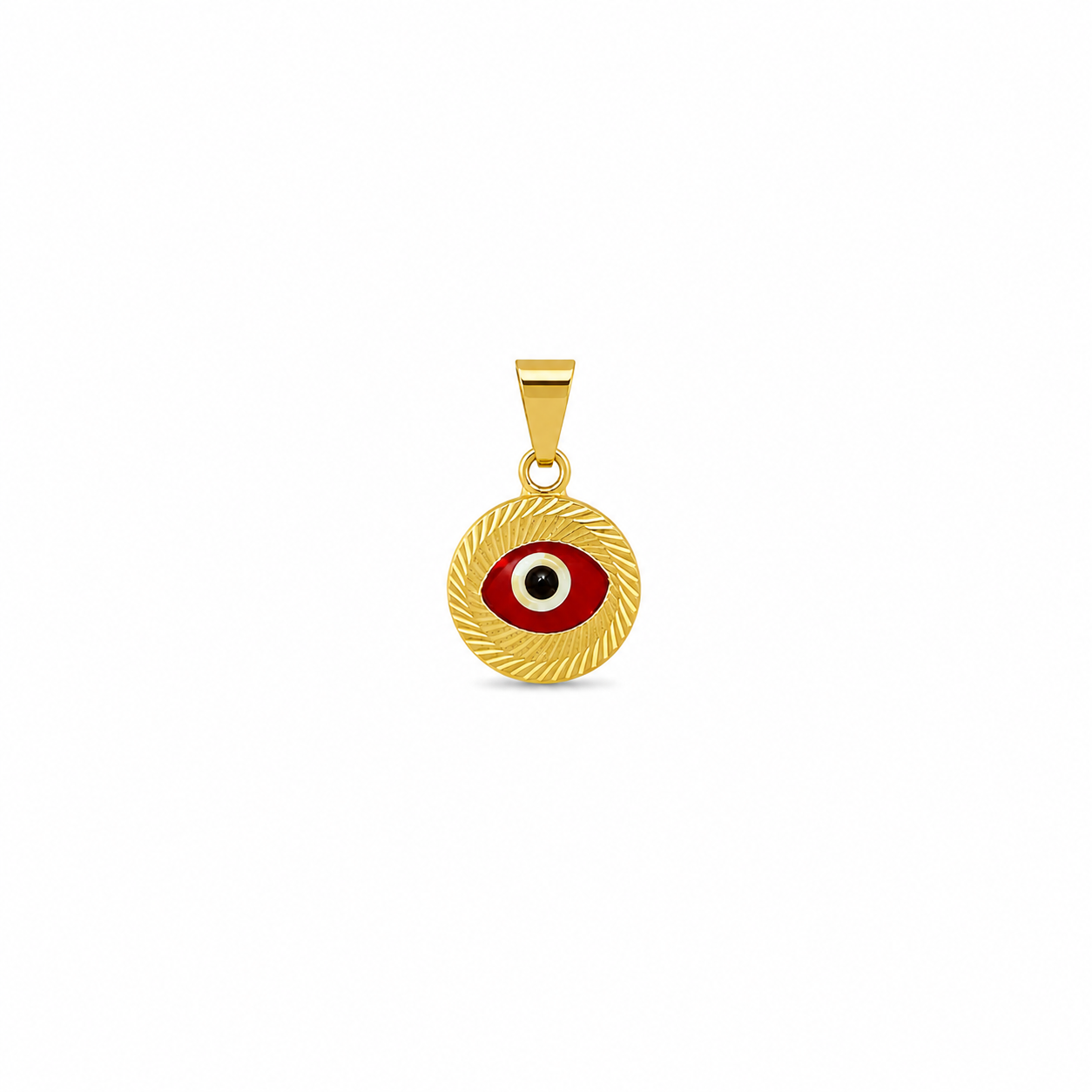 Red Turkish Eye Pendant