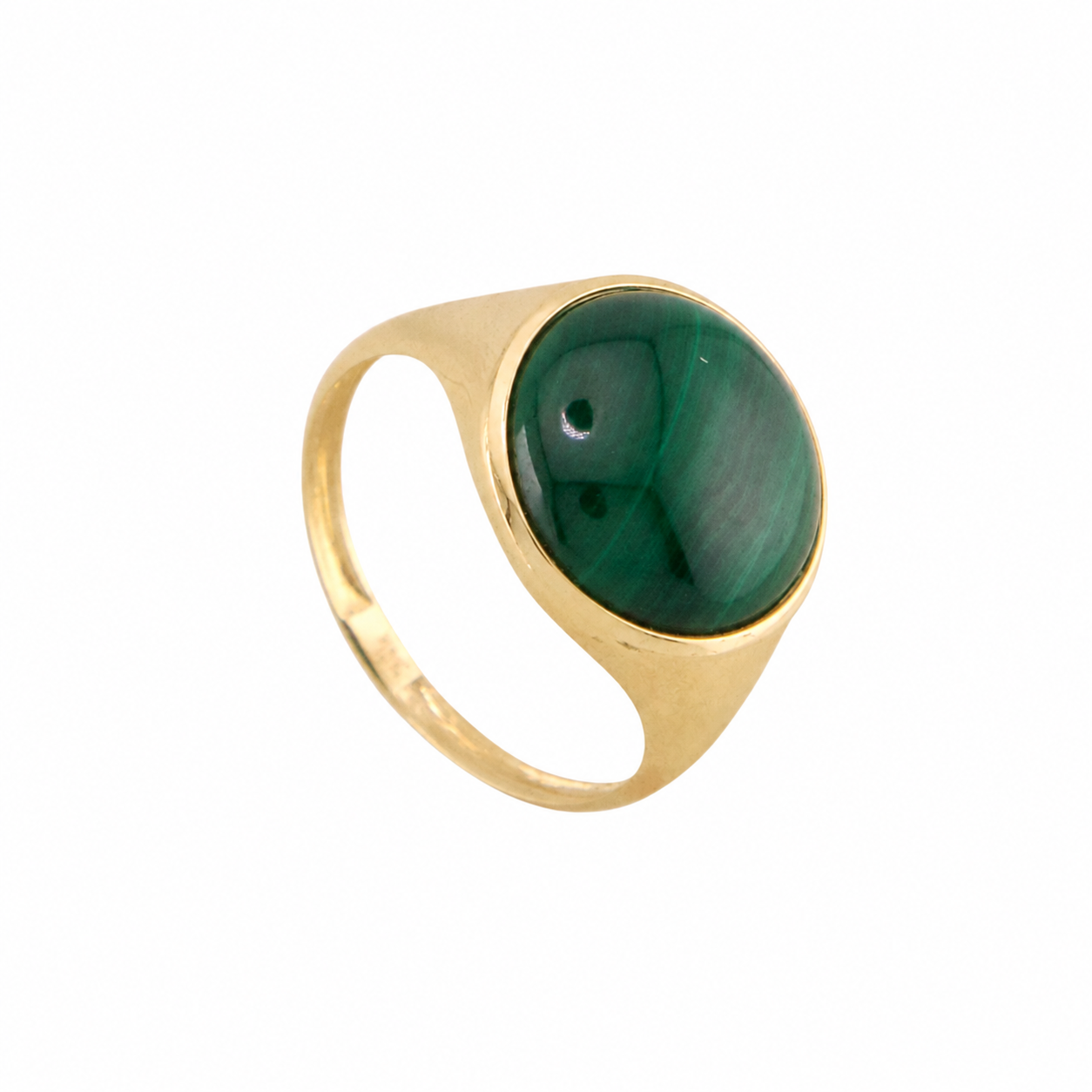 Malachita Round Ring