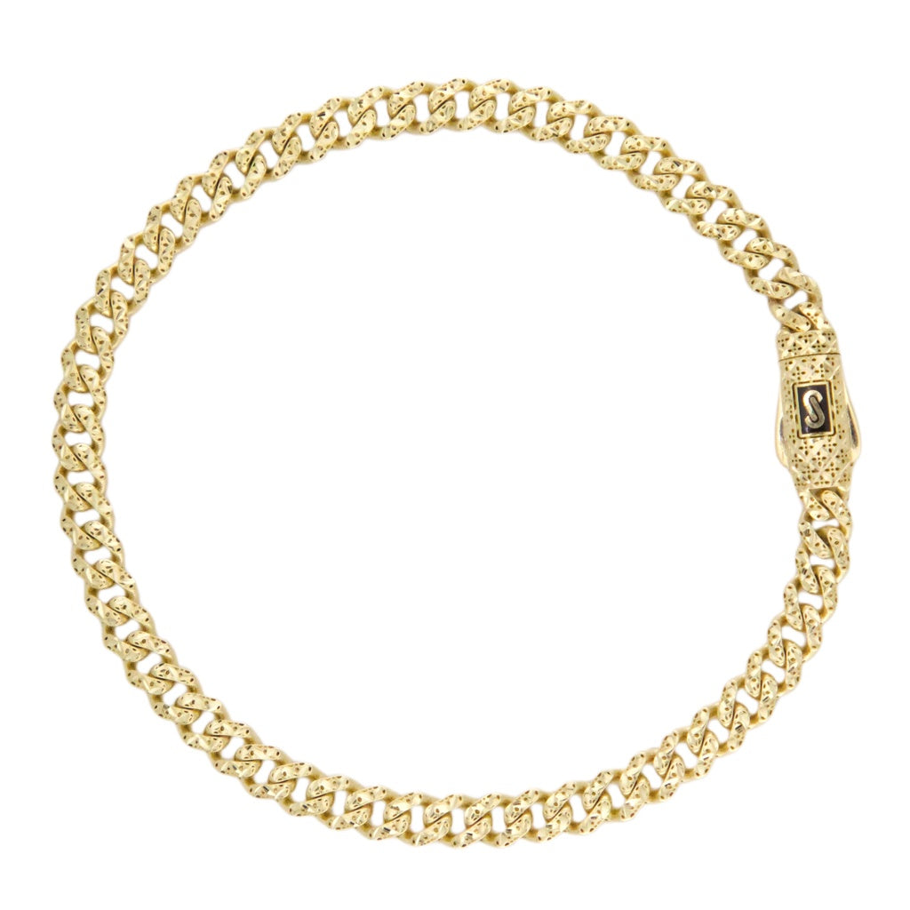 Diamond Cut Monaco Bracelet