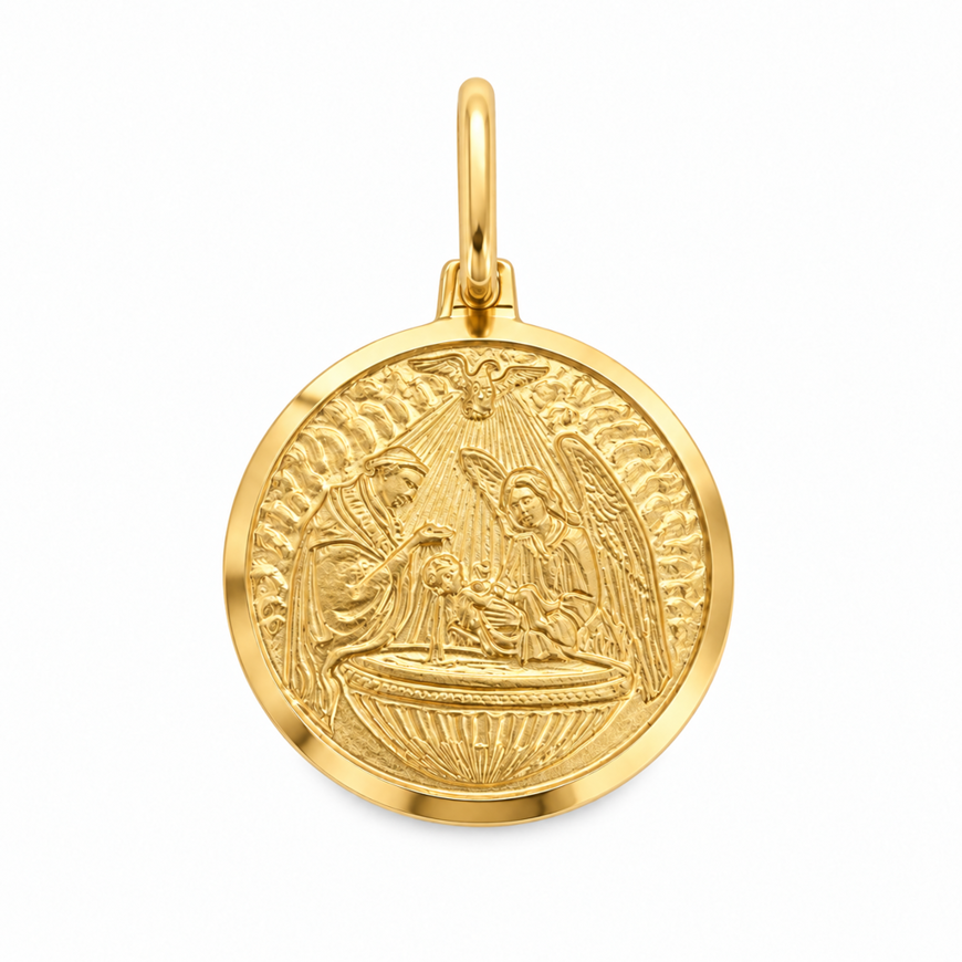 Nativity Pendant 18K