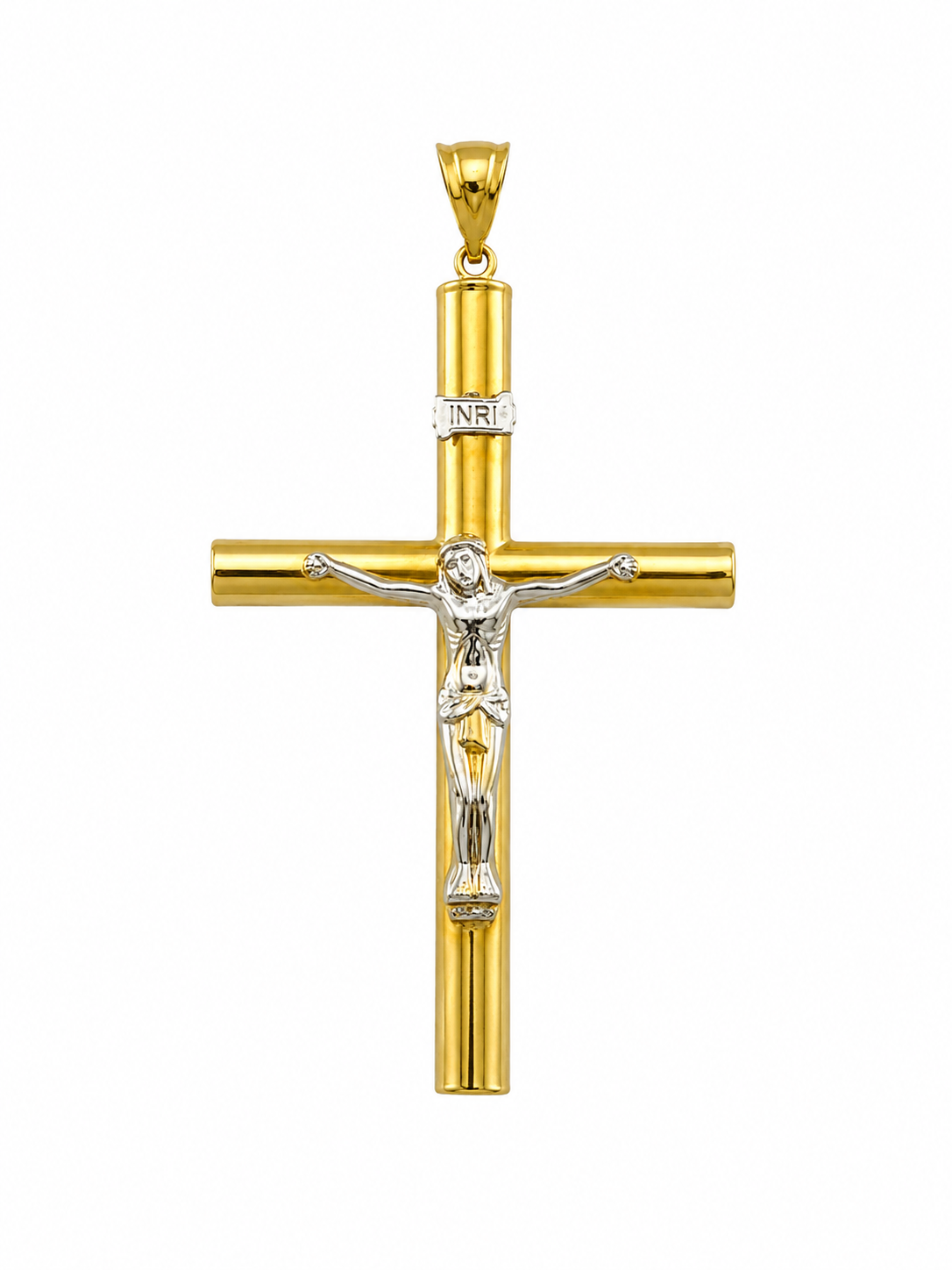 Bicolor Cross Pendant