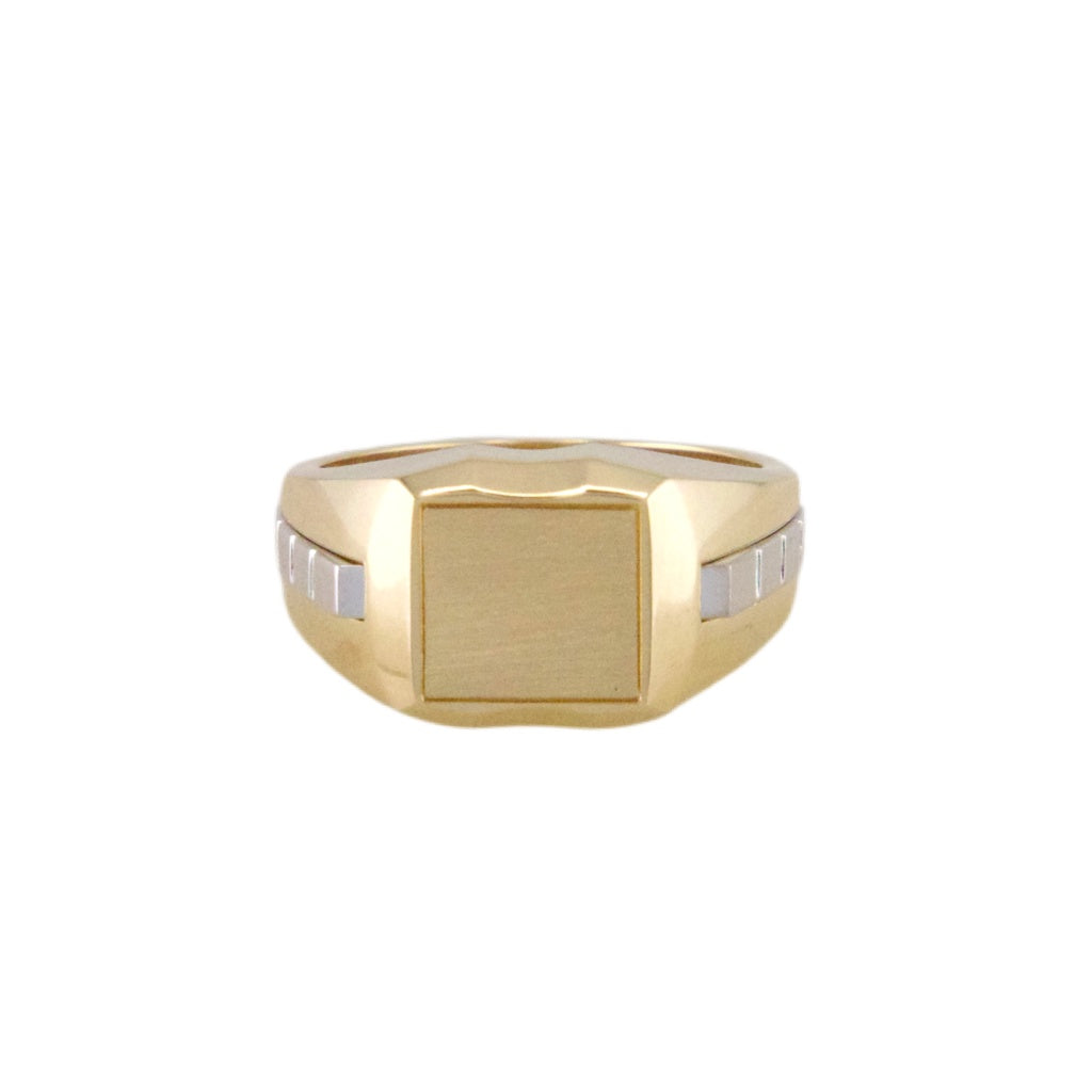 Bicolor Square Ring