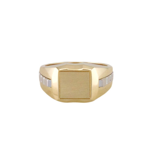 Bicolor Square Ring
