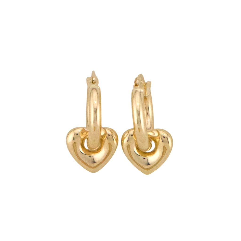Hearts Hoop Earrings