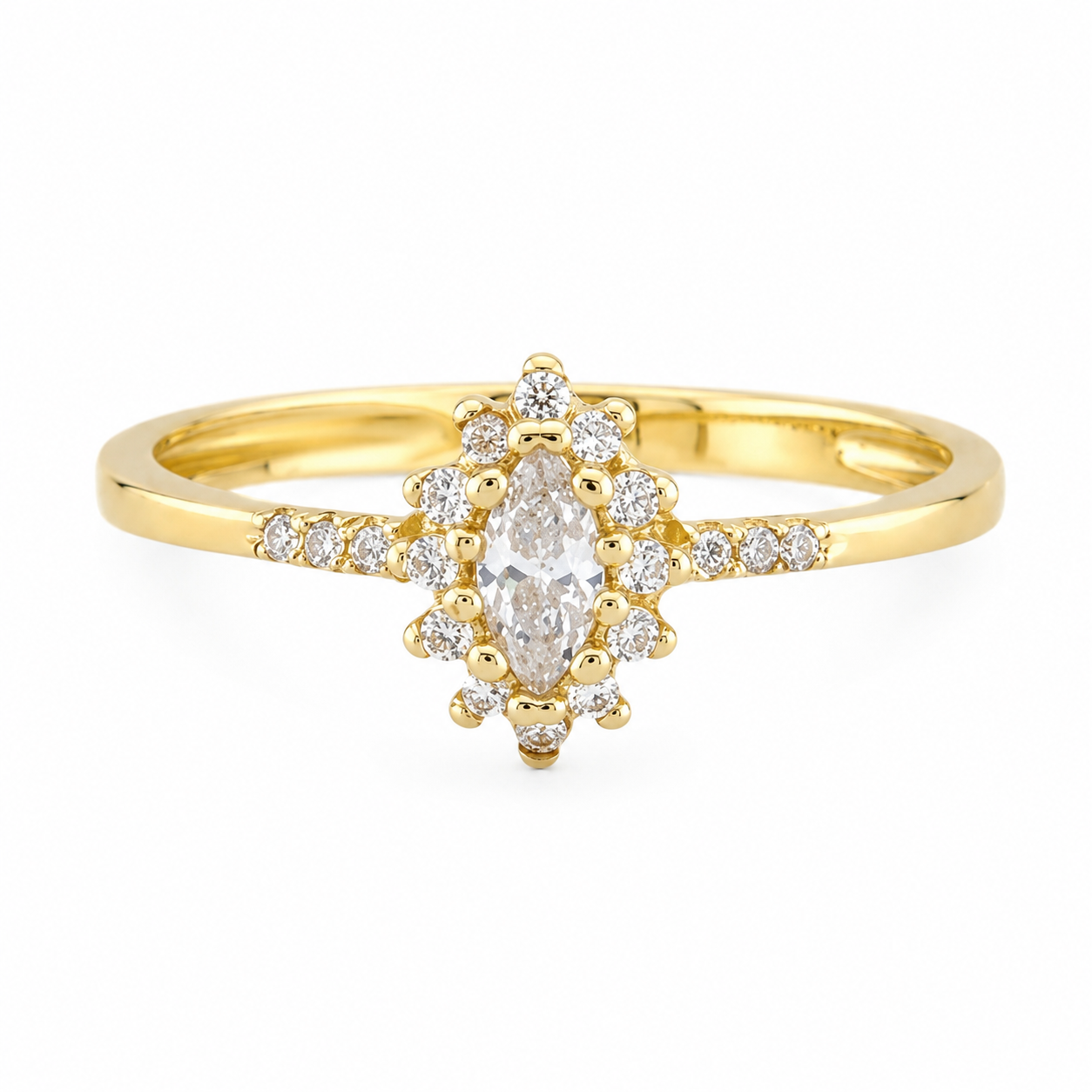 Zirconia Engagement Ring