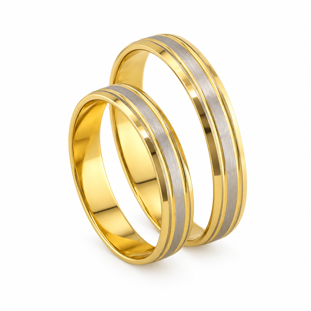 Set Wedding Band 18k