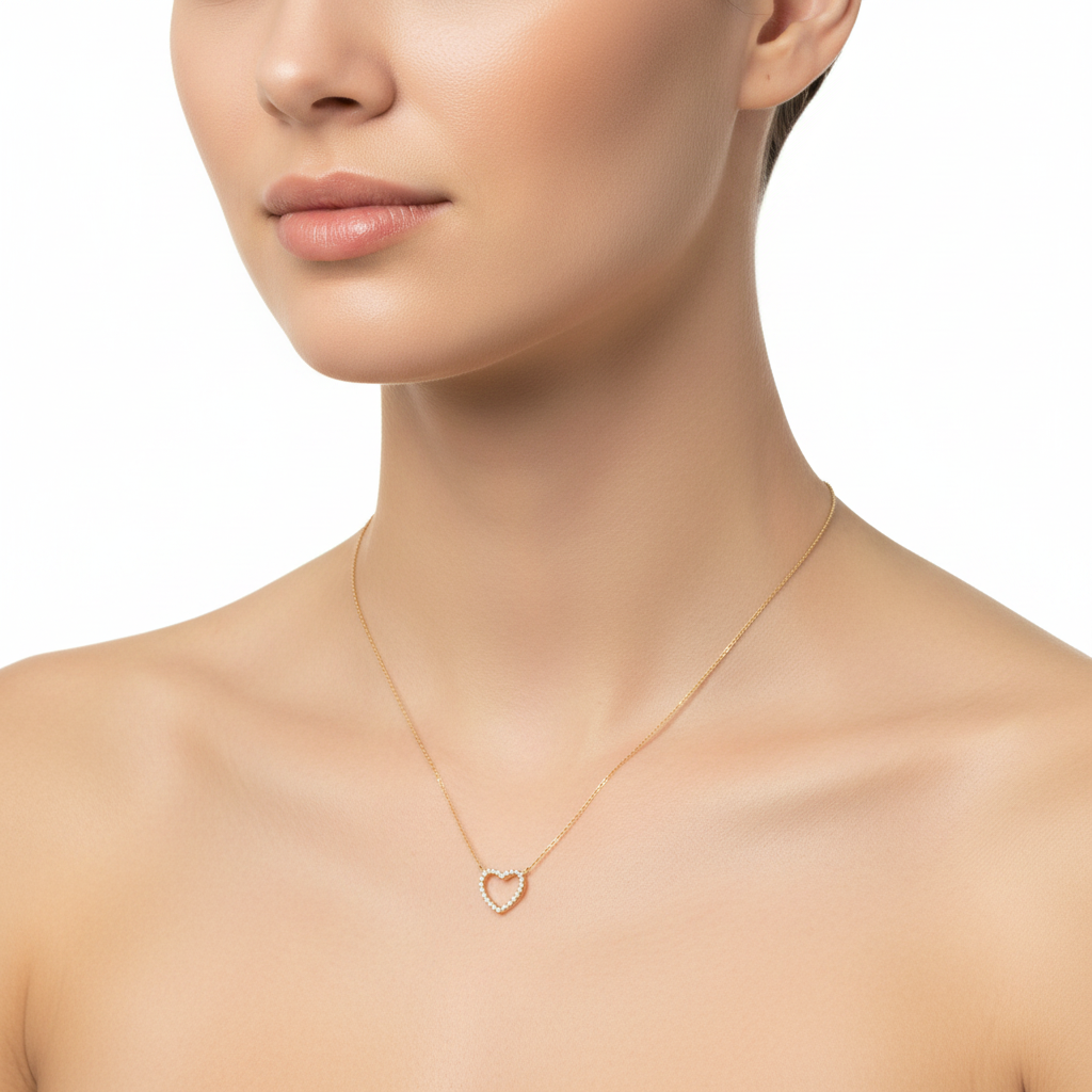 Diamond Heart Necklace