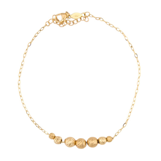 Diamond Cut Balls Bracelet