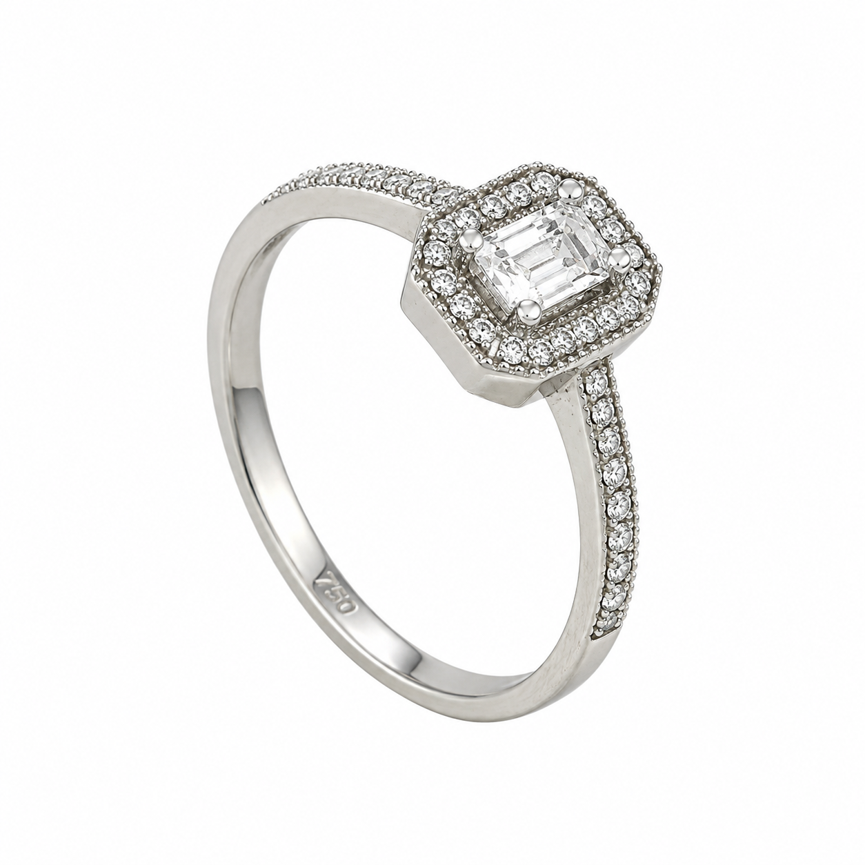 Zirconia Engagement Ring