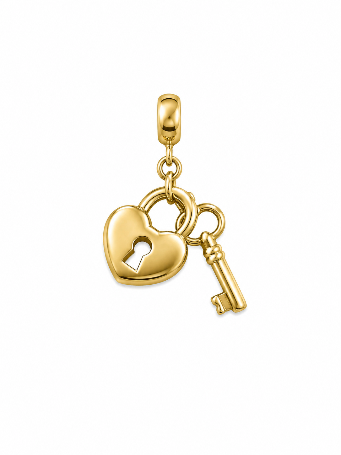 Heart And Key Pendant
