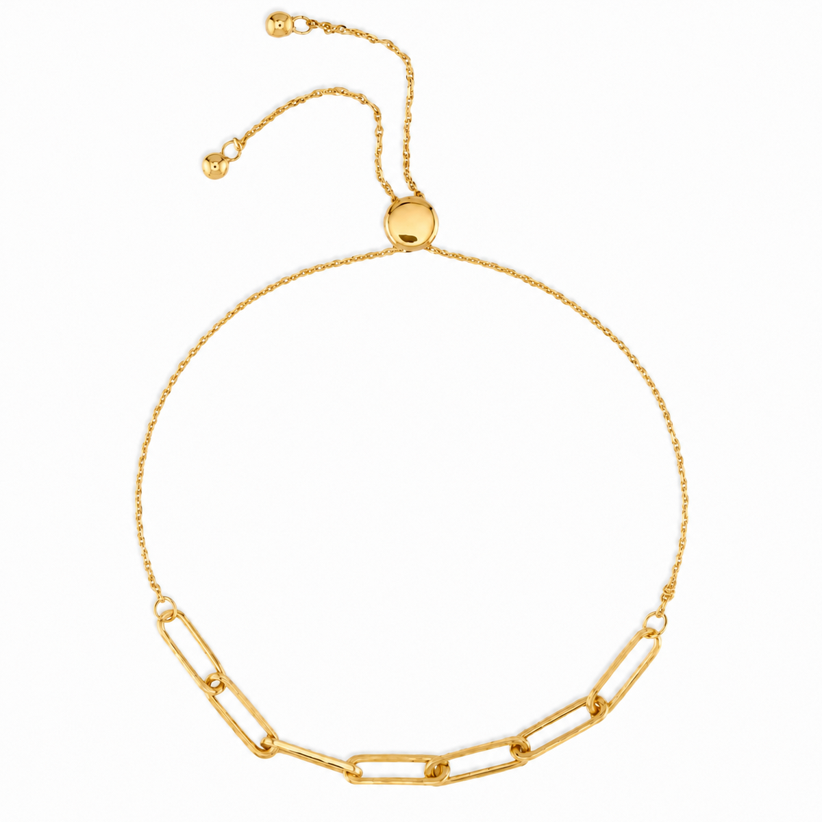 Paper Clip Link Bracelet