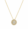 Diamond Halo Necklace