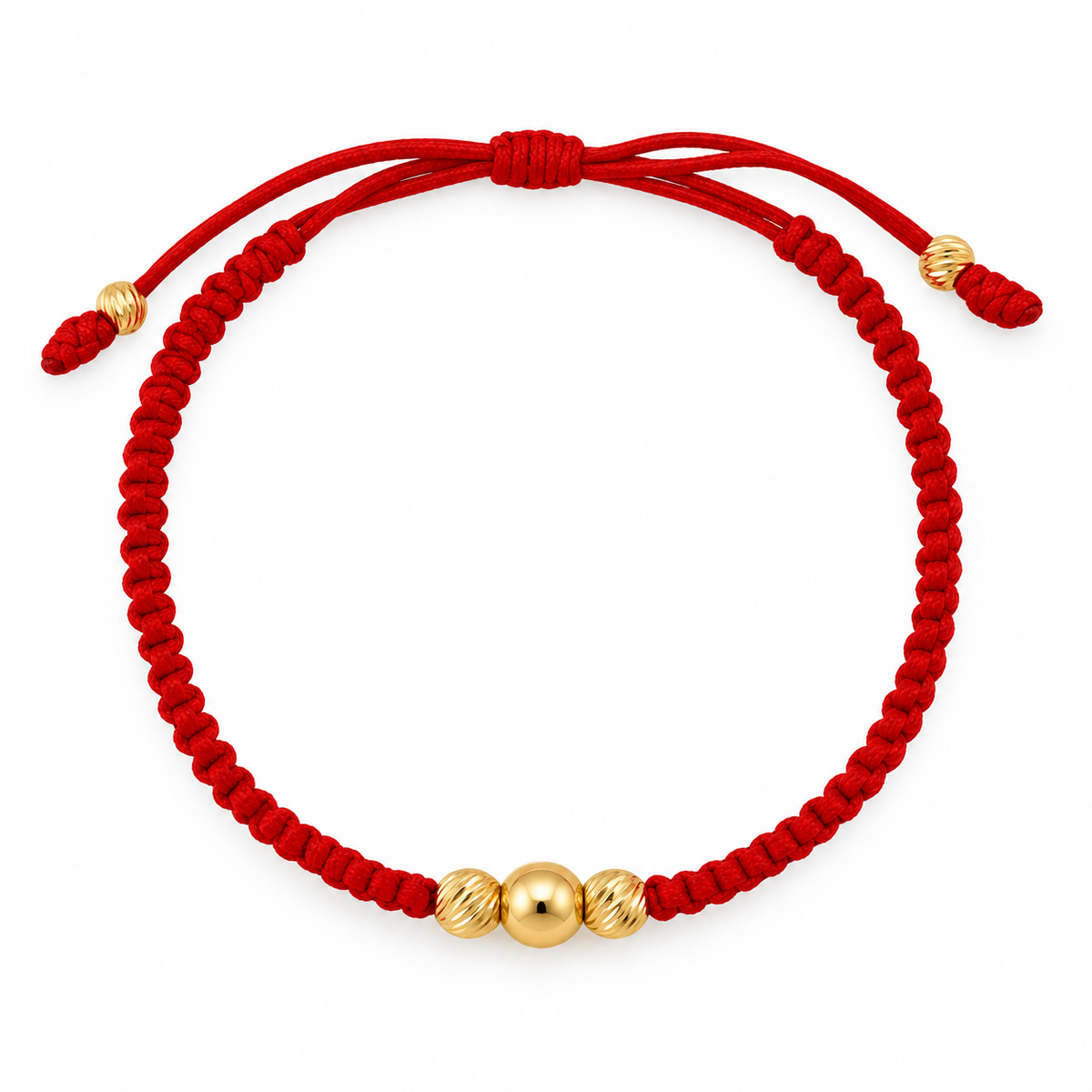 Gold/Red Balls Bracelet DG