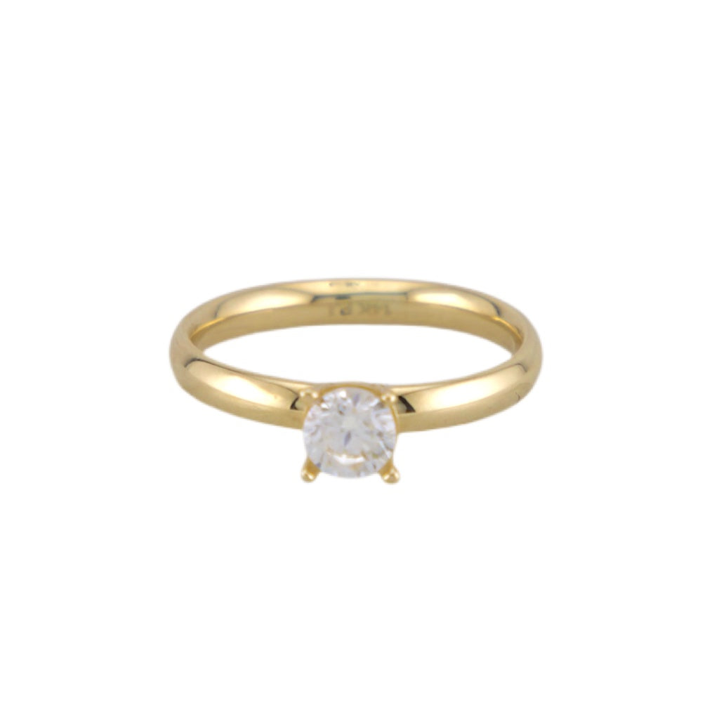 Solitaire Ring Engagement & Wedding Rings