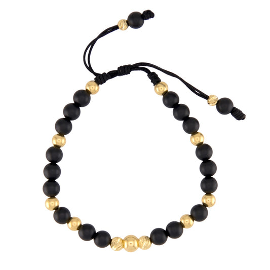 Gold/Black Balls Bracelet DG