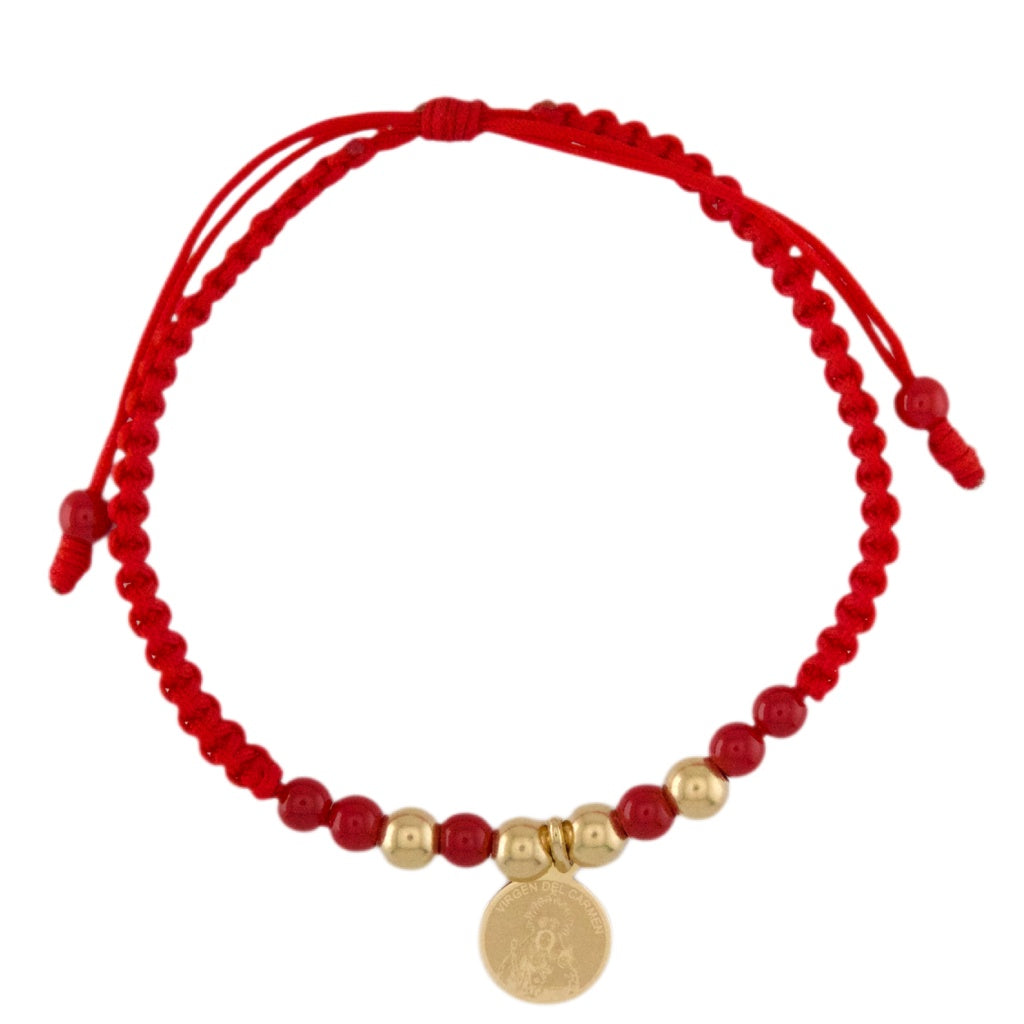 Virgen Del Carmen Red Bracelet
