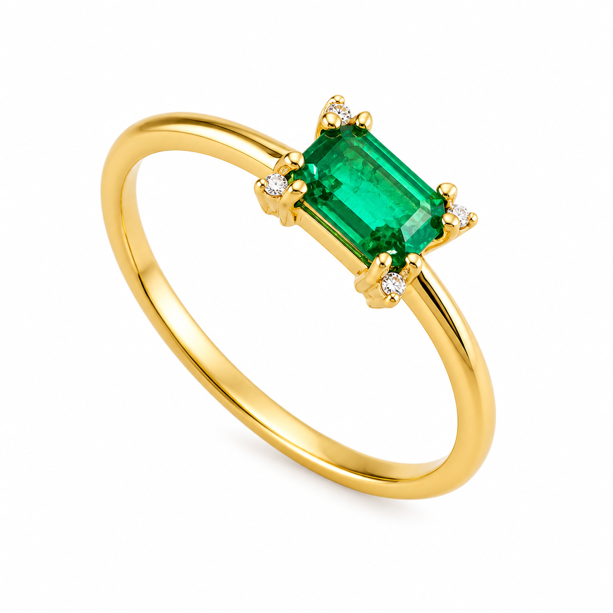 Emerald Dimond Ring