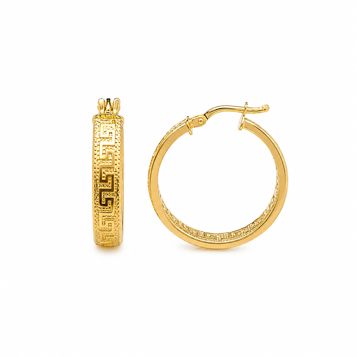 Fancy Hoops Earrings