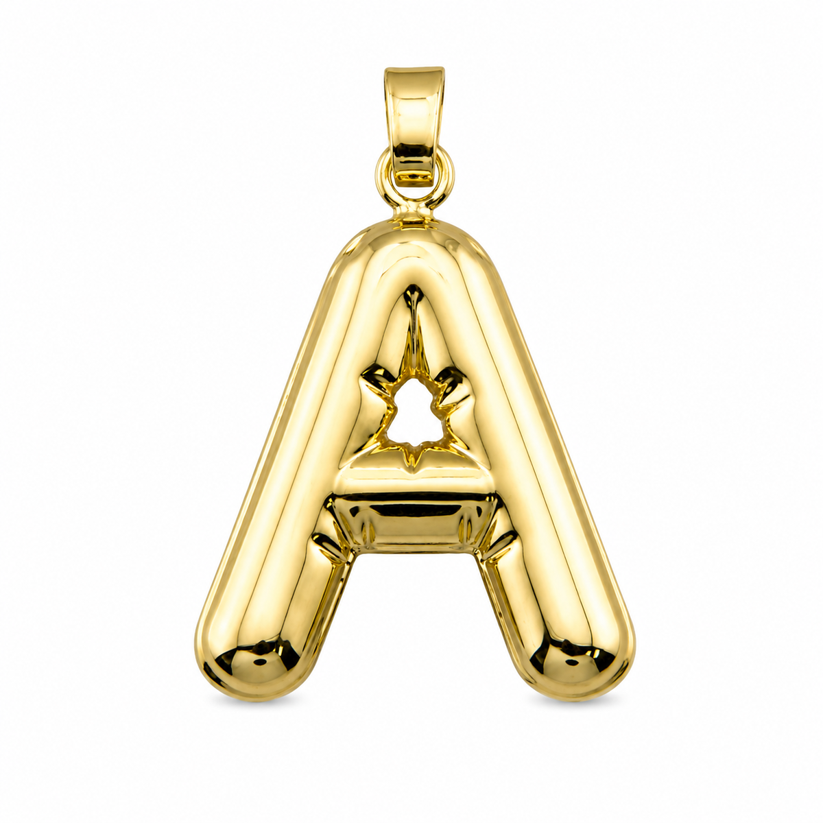 Baloon Initial Letter Pendant