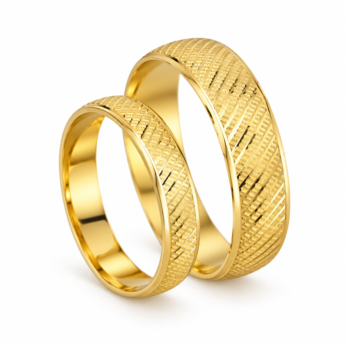 Set Wedding Bands 14k